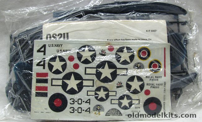 Monogram 1/48 OS2U Kingfisher US Navy or RAF Bagged, 6907 plastic model kit